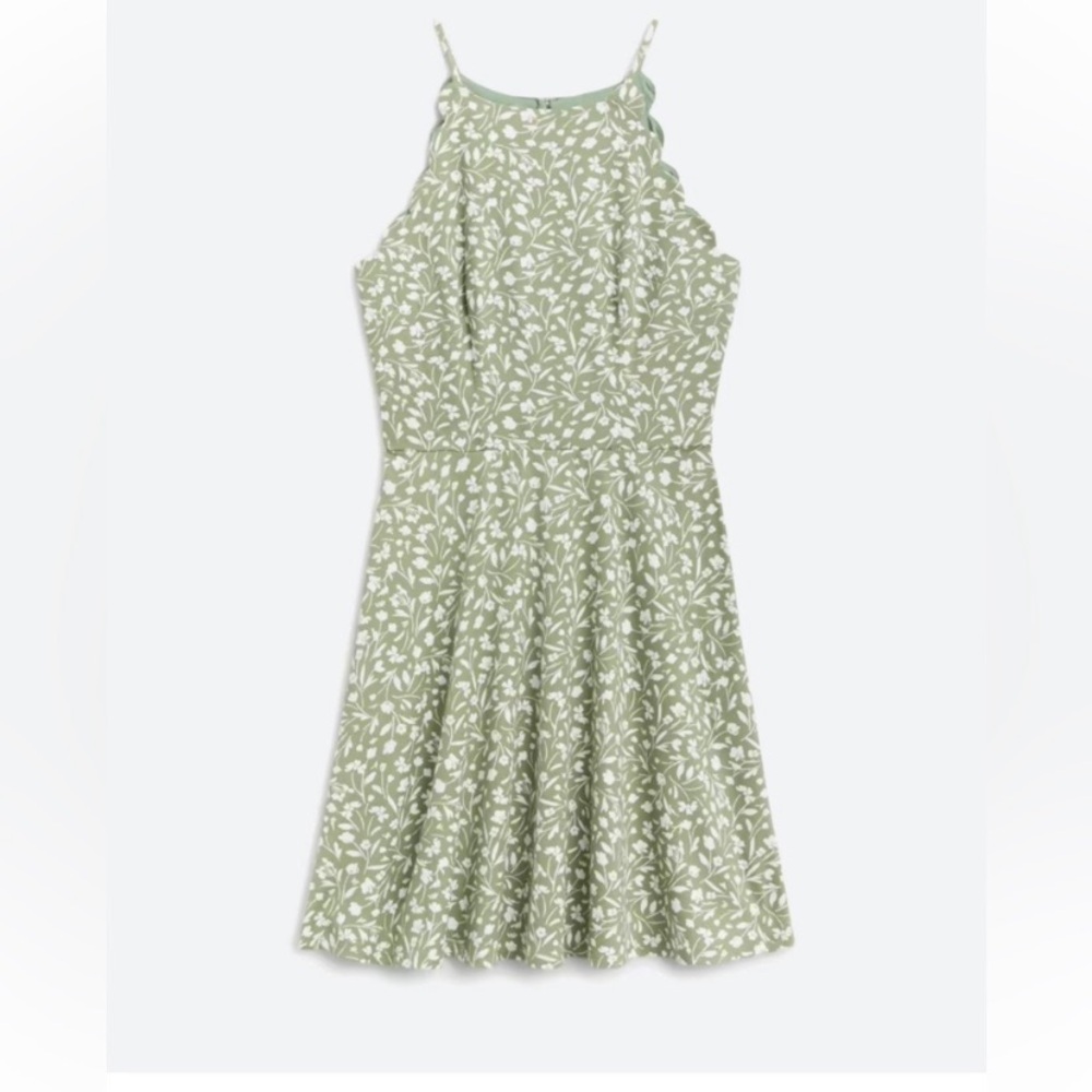 The General Good Women's Green Floral Sleeveless Mni Dress